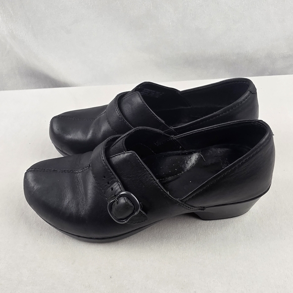 Dansko Tamara Leather Buckle Monk Strap Clog Style # 4800020200 Womens EU 38 - Picture 3 of 7